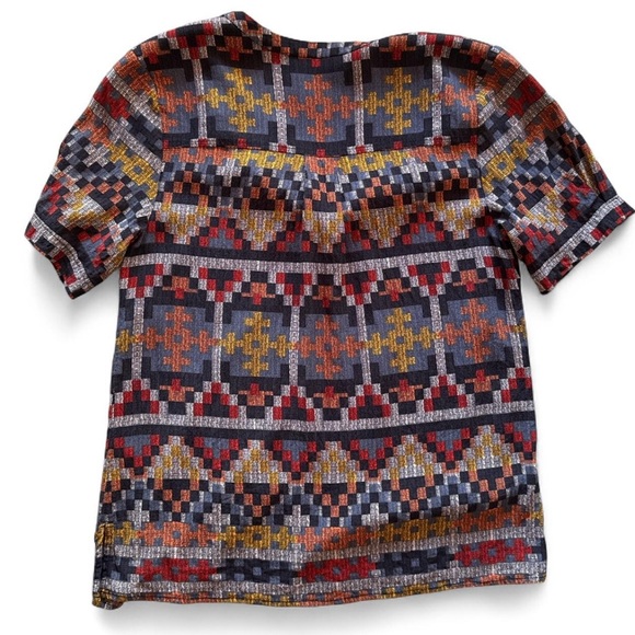 Pendleton Multicolor Geometric Button-Up Top - Size Small - Picture 3 of 4